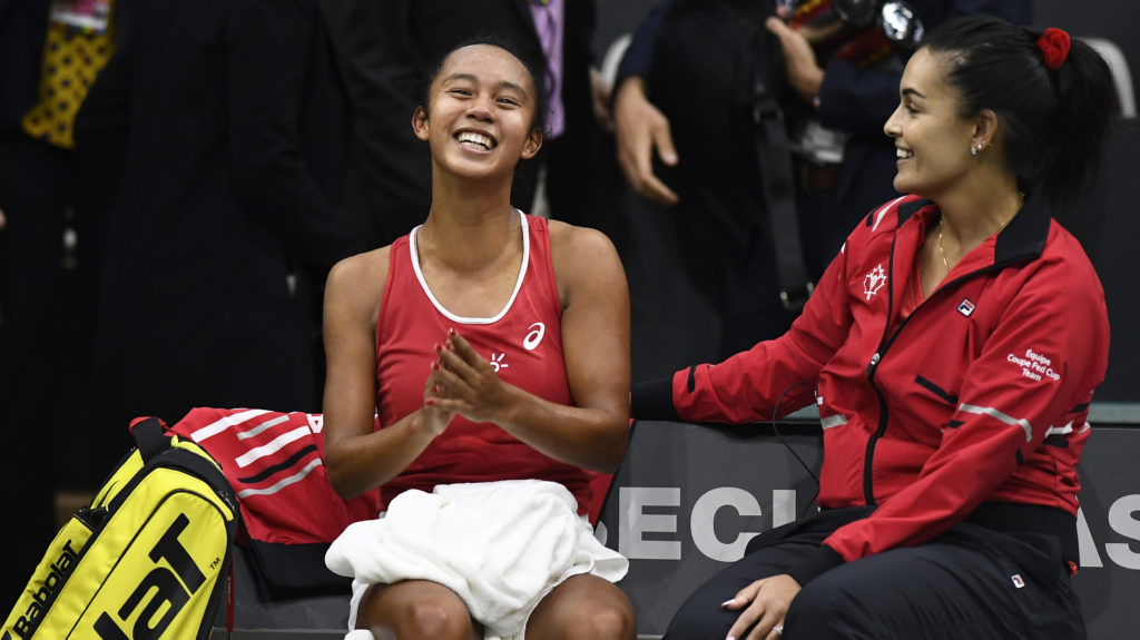 fed cup leylah and heidi