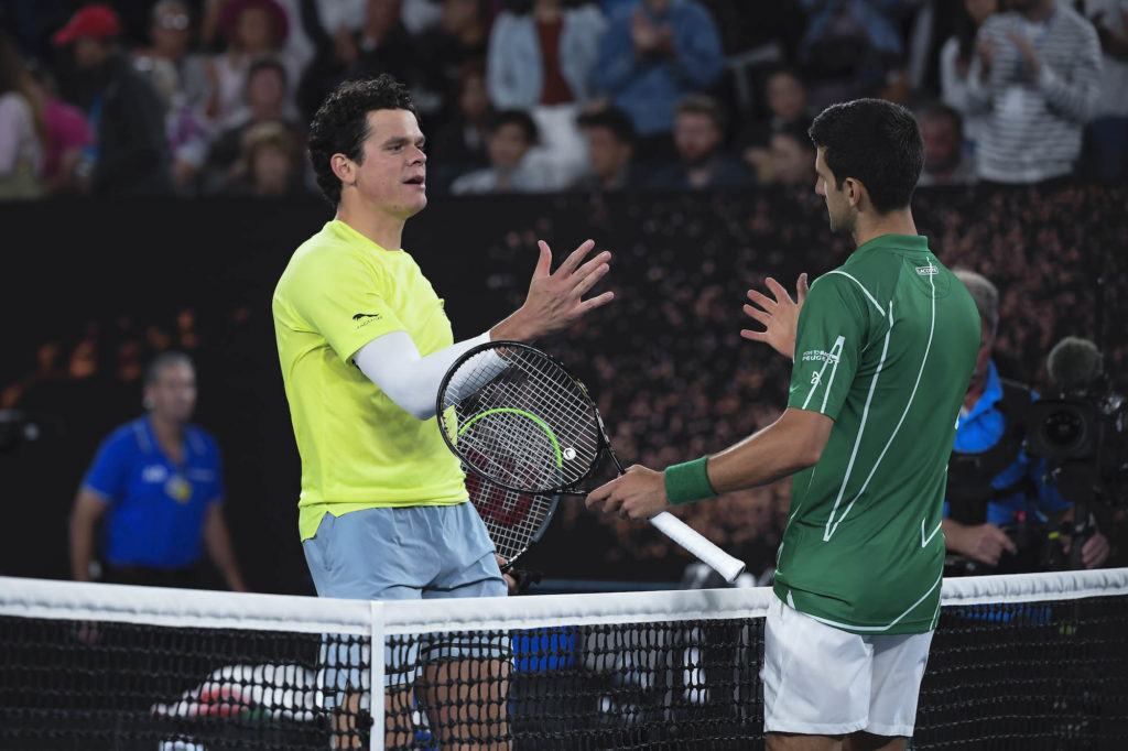 |djokovic playing tennis|auger-aliassime serving|thiago wild with trophy|