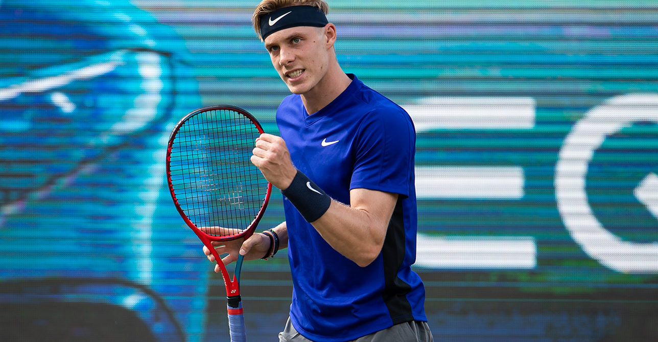 Denis Shapovalov pumps his fist