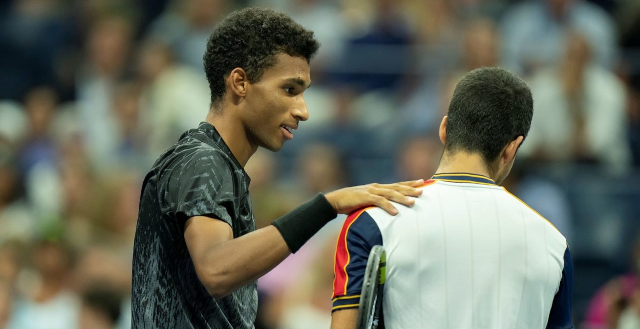 Auger-Aliassime consoles Carlos Alcaraz US Open