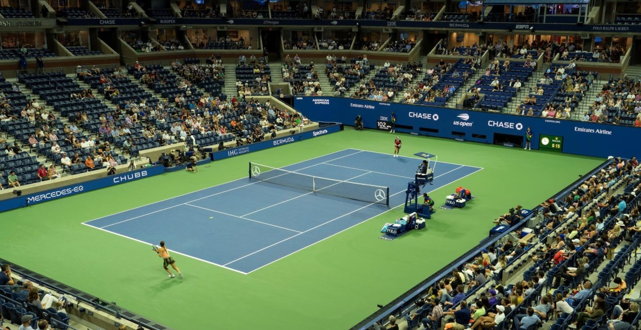 Court ambiance Bianca Andreescu Maria Sakkari Us open
