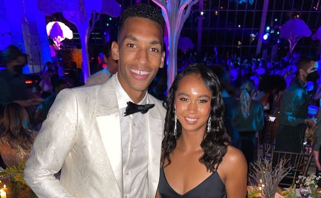 Félix Auger-Aliassime and Leylah Fernandez at the MET Gala