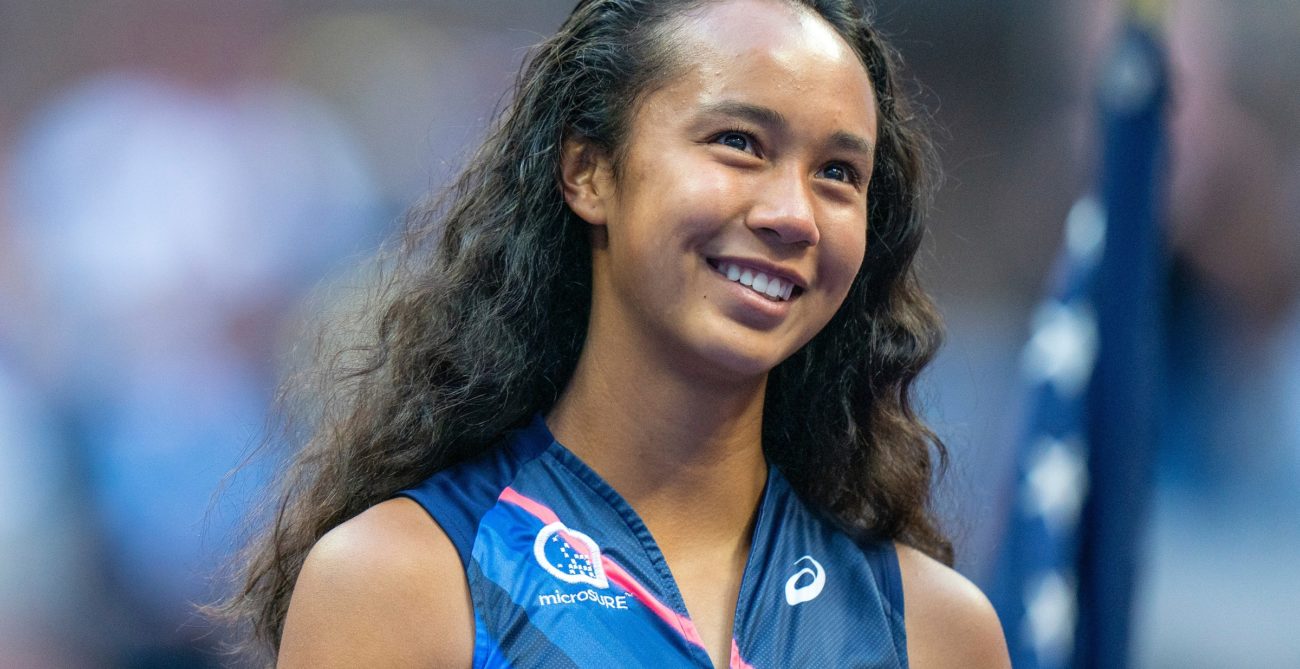 Leylah Fernandez smiling