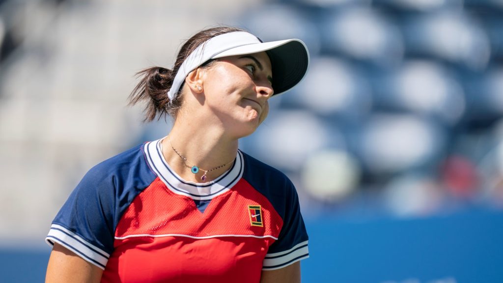Bianca upset us open
