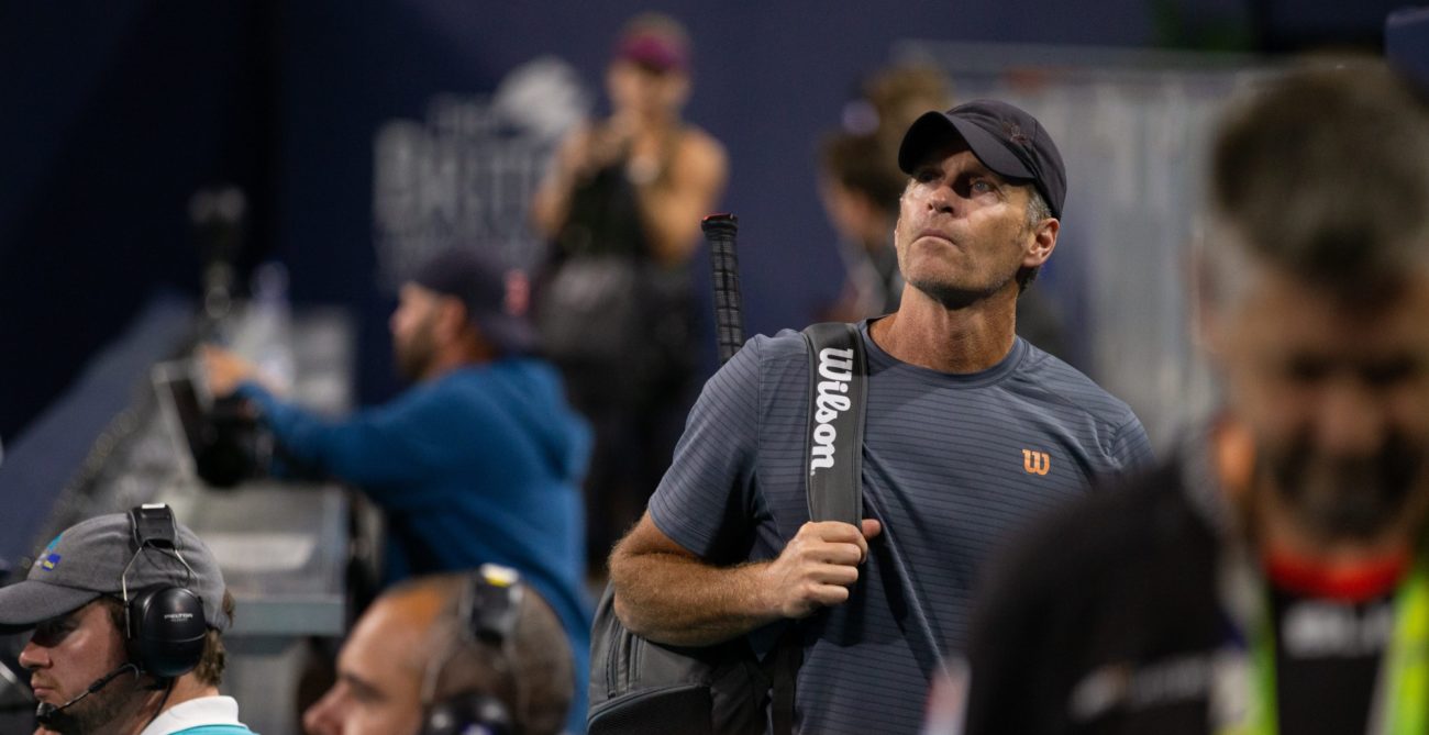 Sylvain Bruneau at the Miami Open