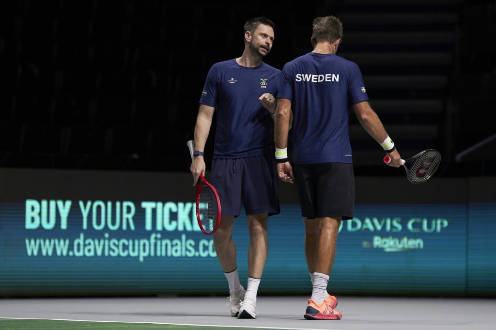 Sweden practice - Davis Cup 2021