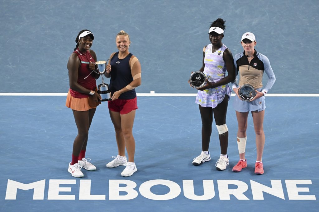 Mboko Cross Australian Open 2022 trophy