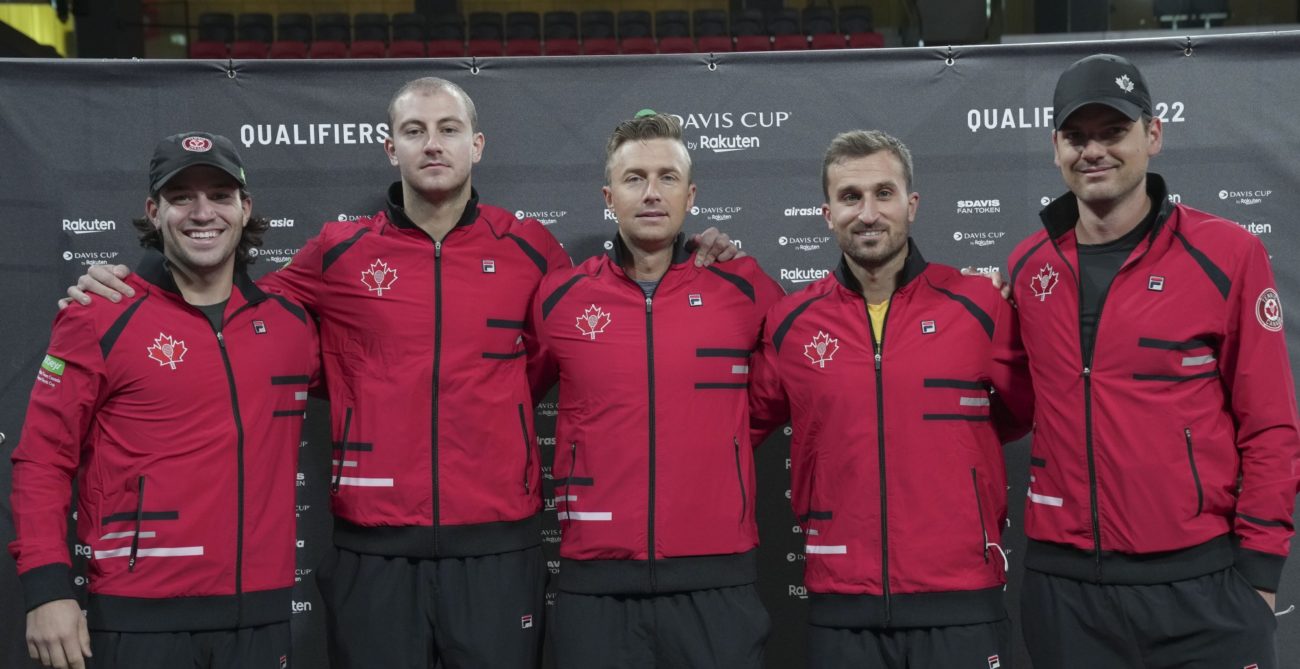 Team Canada at the draw in the Netherlands - 2022
