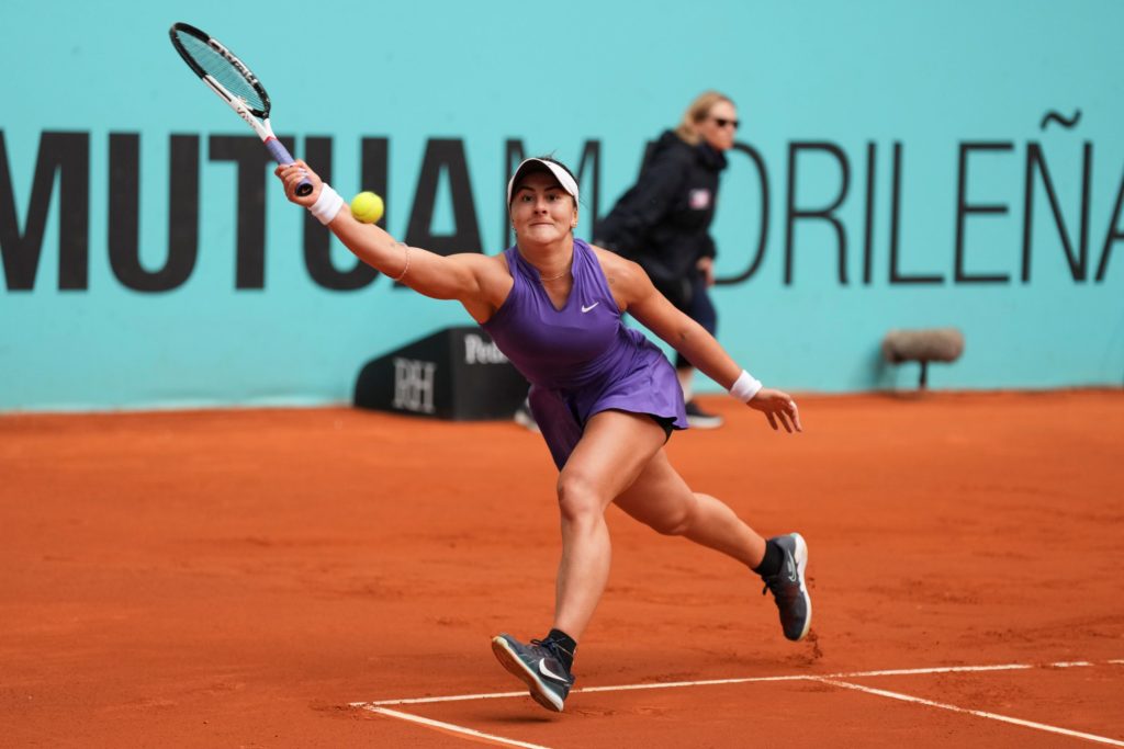 bianca andreescu sliding forehand
