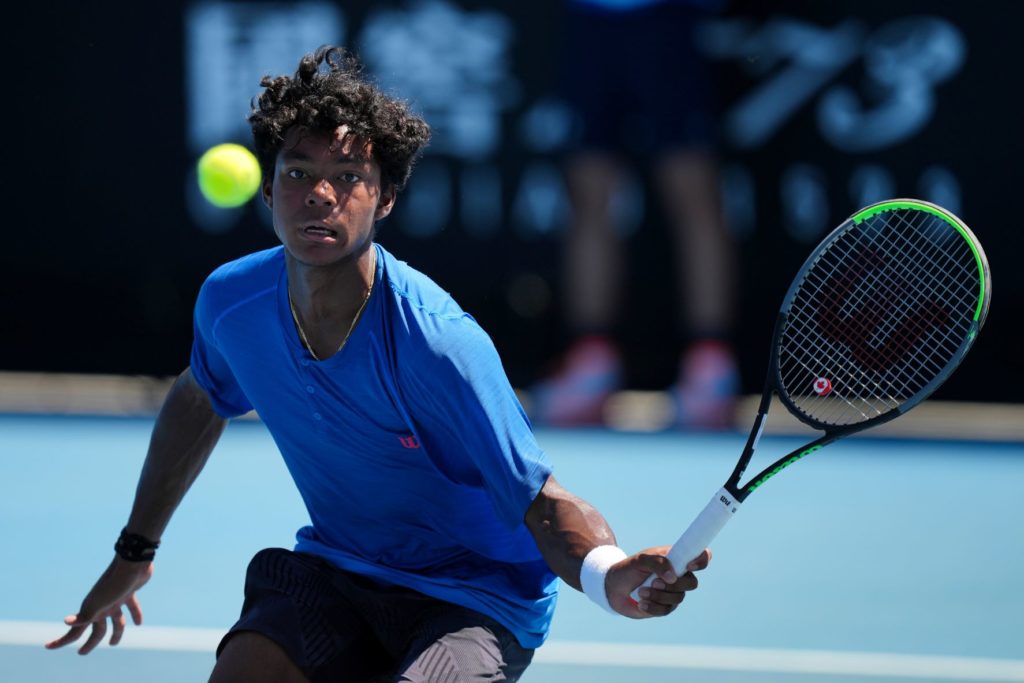 Jaden Weekes at the Australian Open