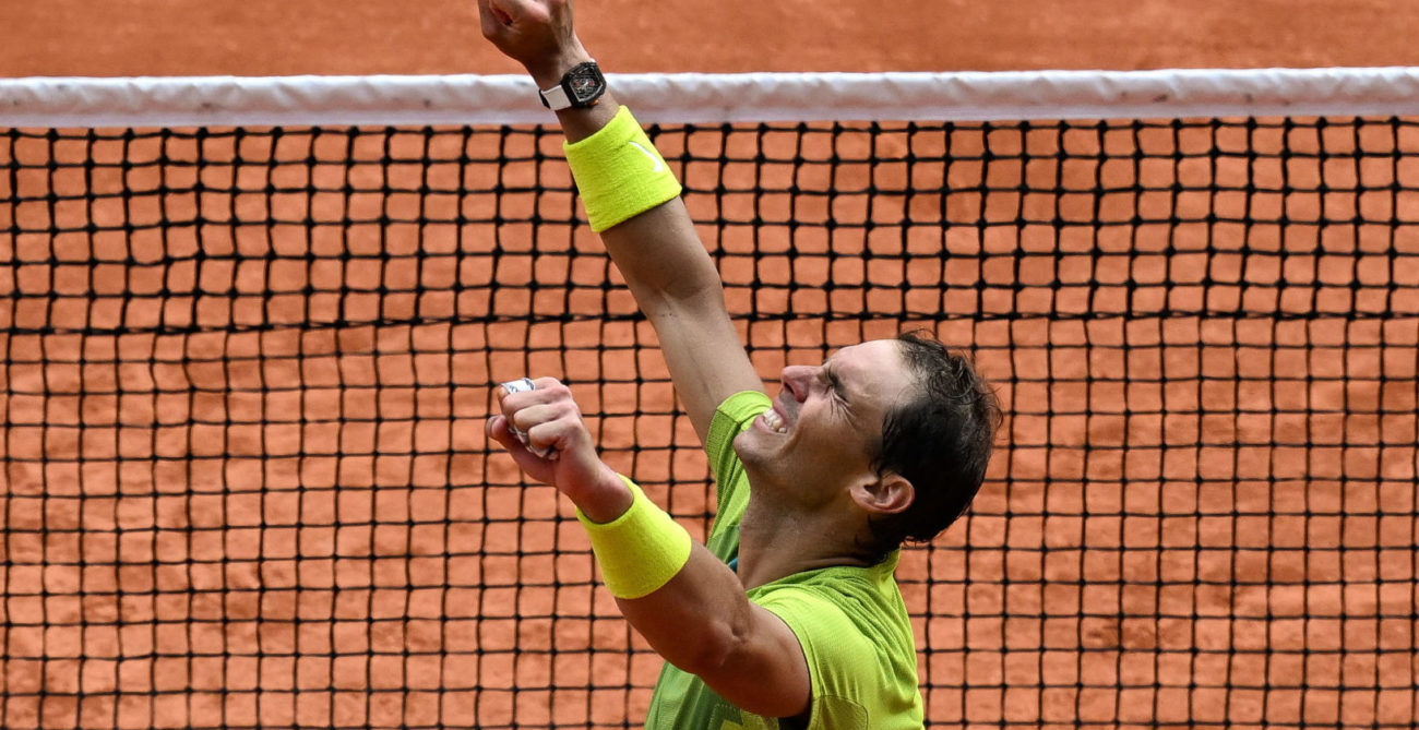 Rafa Nadal celebration