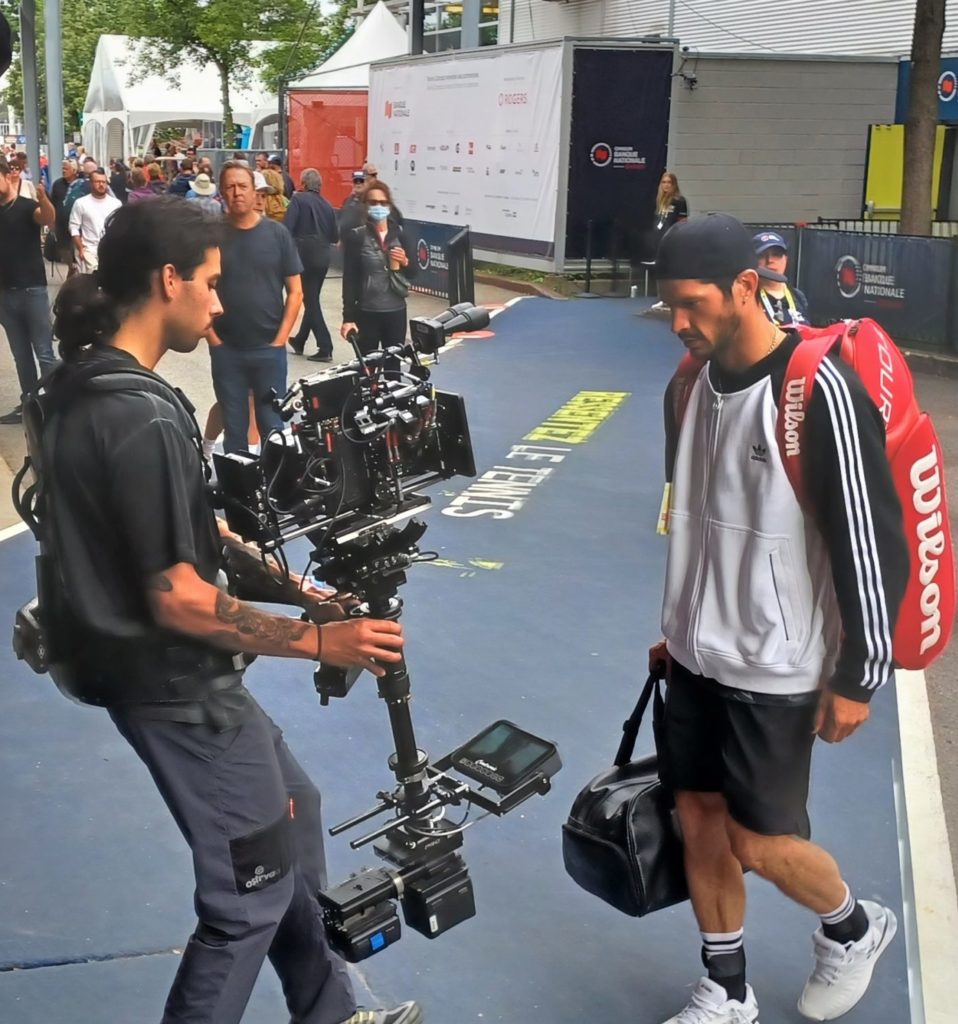 Camera shoot outside IGA Stadium