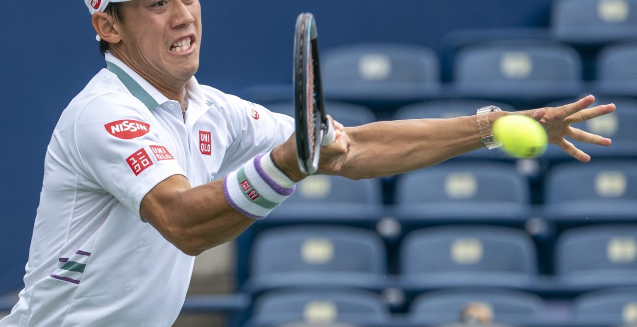 Kei Nishikori at the 2021 NBO