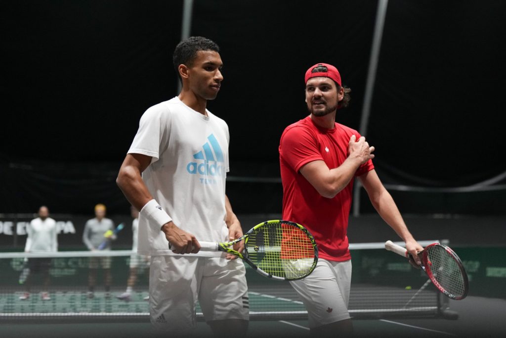 auger-aliassime and dacevic davis cup finals