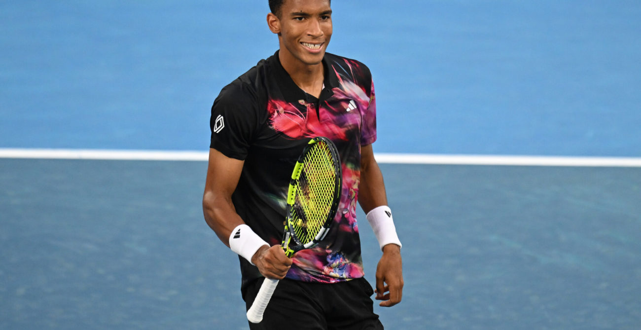 Auger-Aliassime heureux