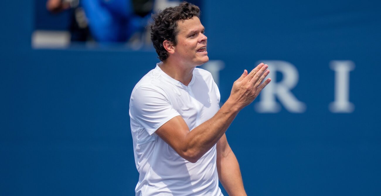 Milos Raonic argues.
