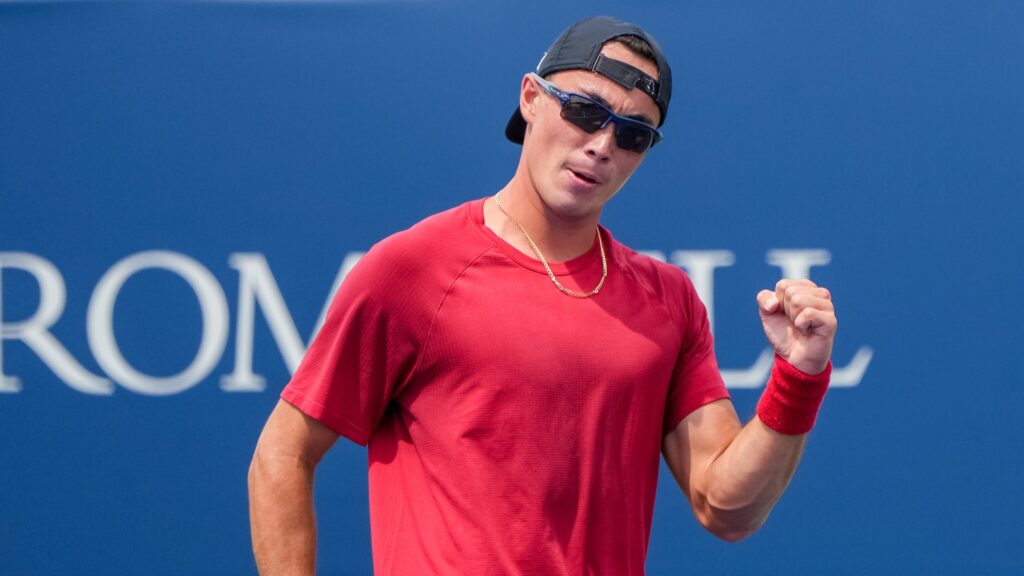 Justin Boulais making fist with hand