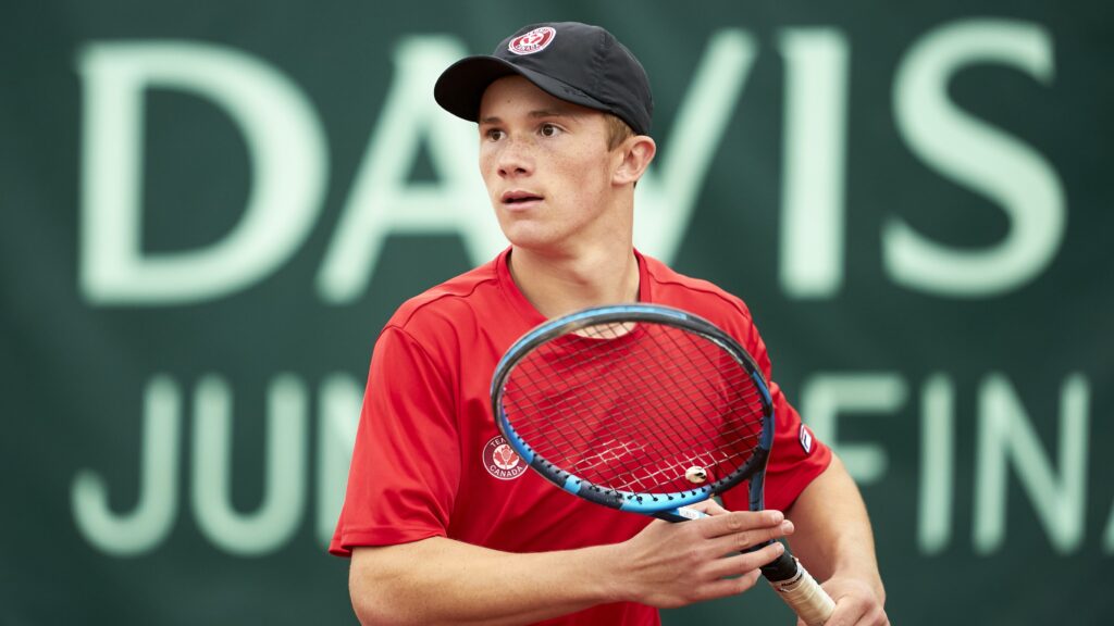 Nicolas Arsenault at Davis Cup Juniors 2023