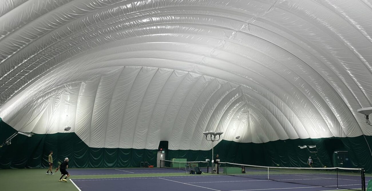 Indoor Courts at the Oak Bay Recreation Centre, which hosted with final Canadian ITF Masters event of 2024 in Victoria, BC.